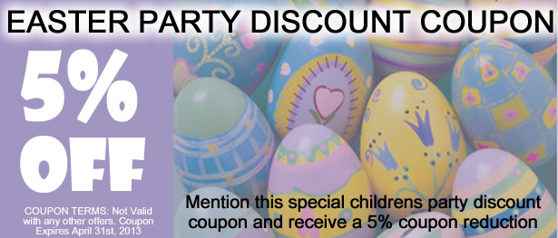 Easter Party Entertainment Discount Coupon