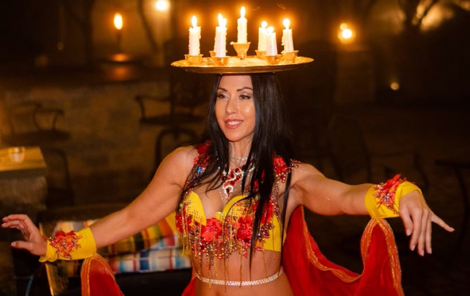 fire belly dancer